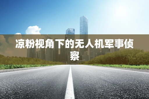 凉粉视角下的无人机军事侦察