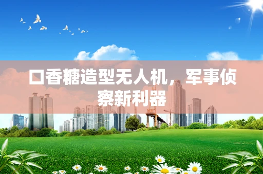 口香糖造型无人机，军事侦察新利器