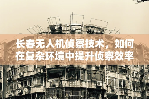 长春无人机侦察技术，如何在复杂环境中提升侦察效率？