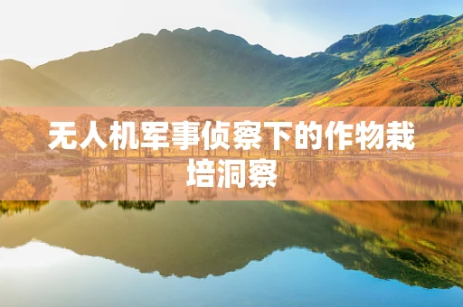 无人机军事侦察下的作物栽培洞察