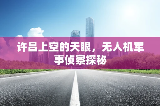 许昌上空的天眼，无人机军事侦察探秘