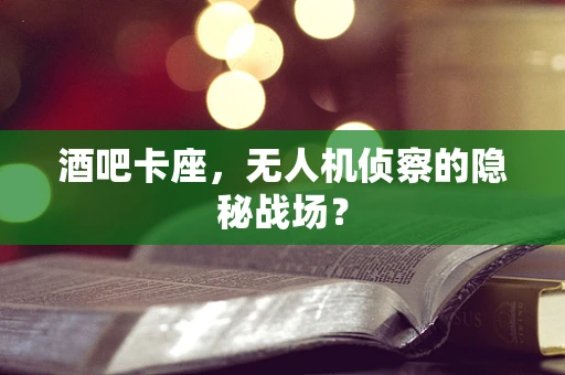 酒吧卡座，无人机侦察的隐秘战场？