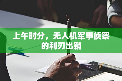 上午时分，无人机军事侦察的利刃出鞘