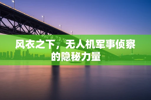 风衣之下，无人机军事侦察的隐秘力量