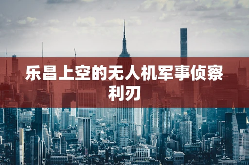 乐昌上空的无人机军事侦察利刃