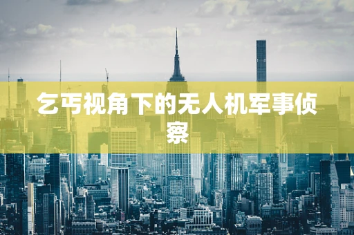 乞丐视角下的无人机军事侦察