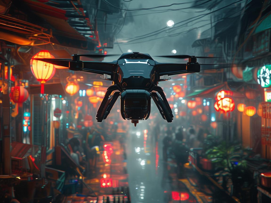 无人机洞察夜市灯光秀背后的军事侦察玄机