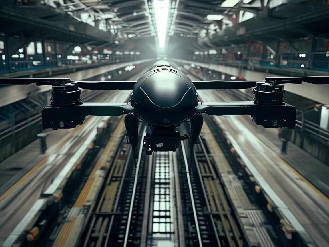 无人机军事侦察，地铁区域的透视眼