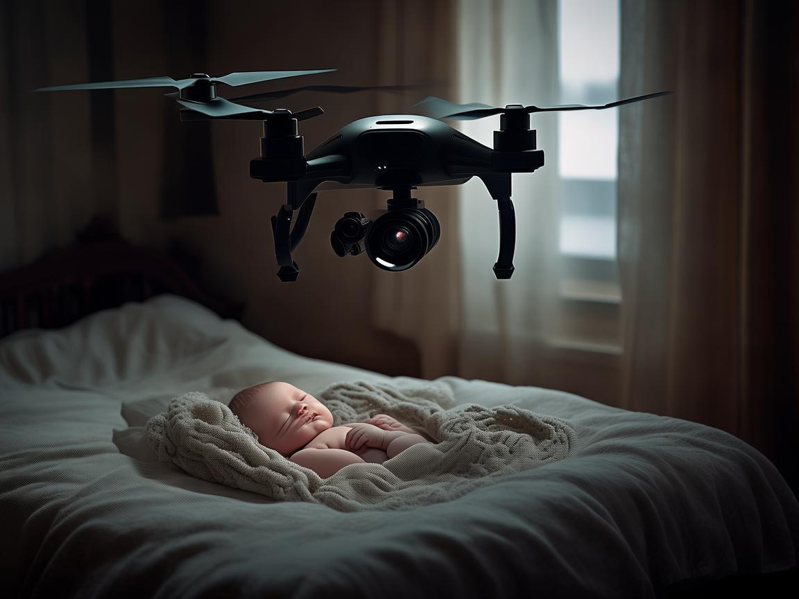 无人机军事侦察，窥视婴儿床的隐秘角落