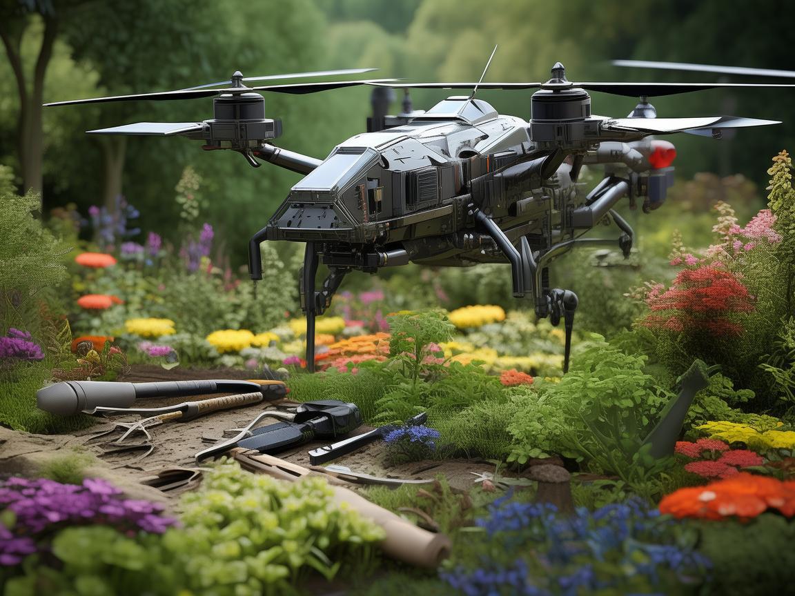 园艺工具助力无人机军事侦察