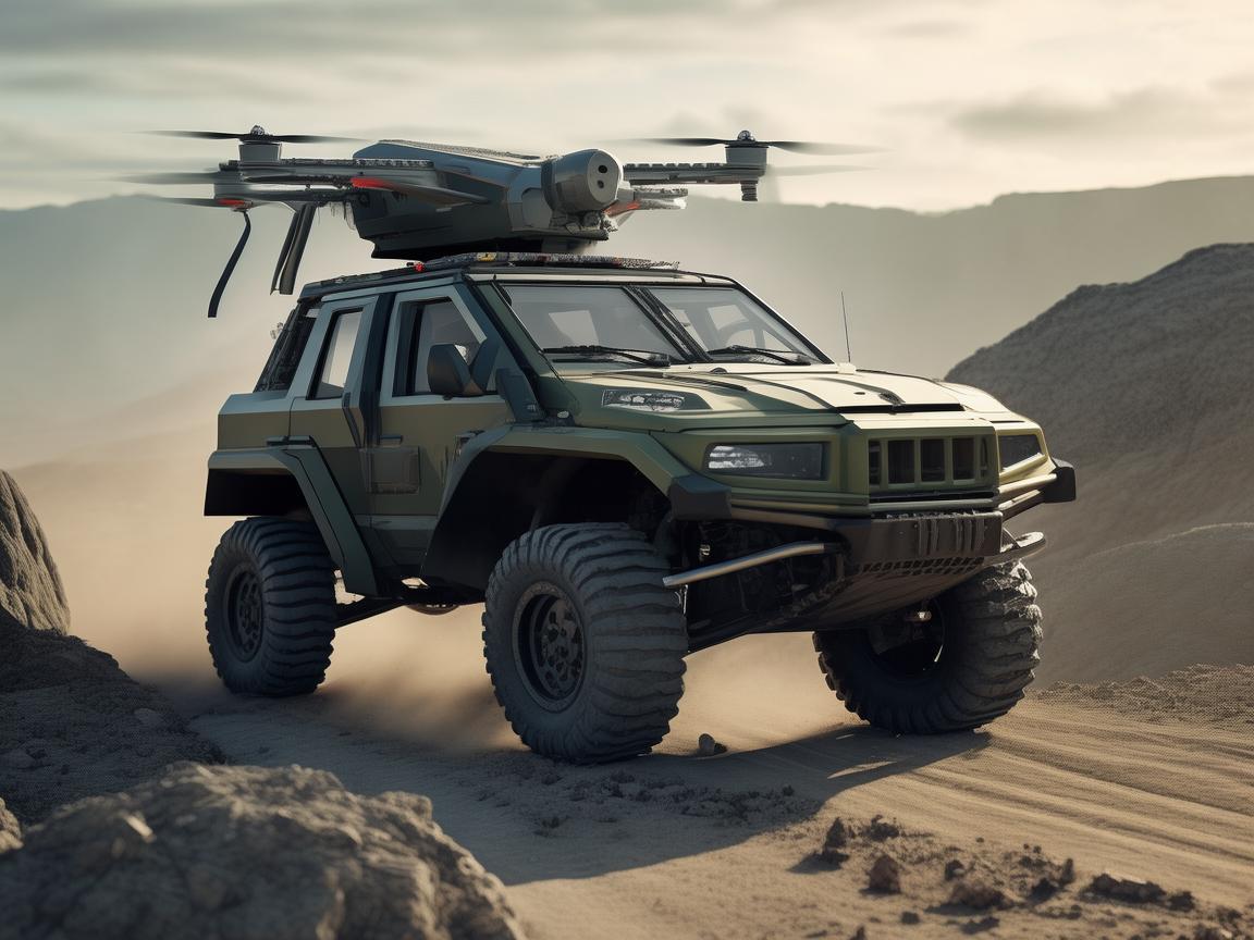 全地形车助力无人机军事侦察