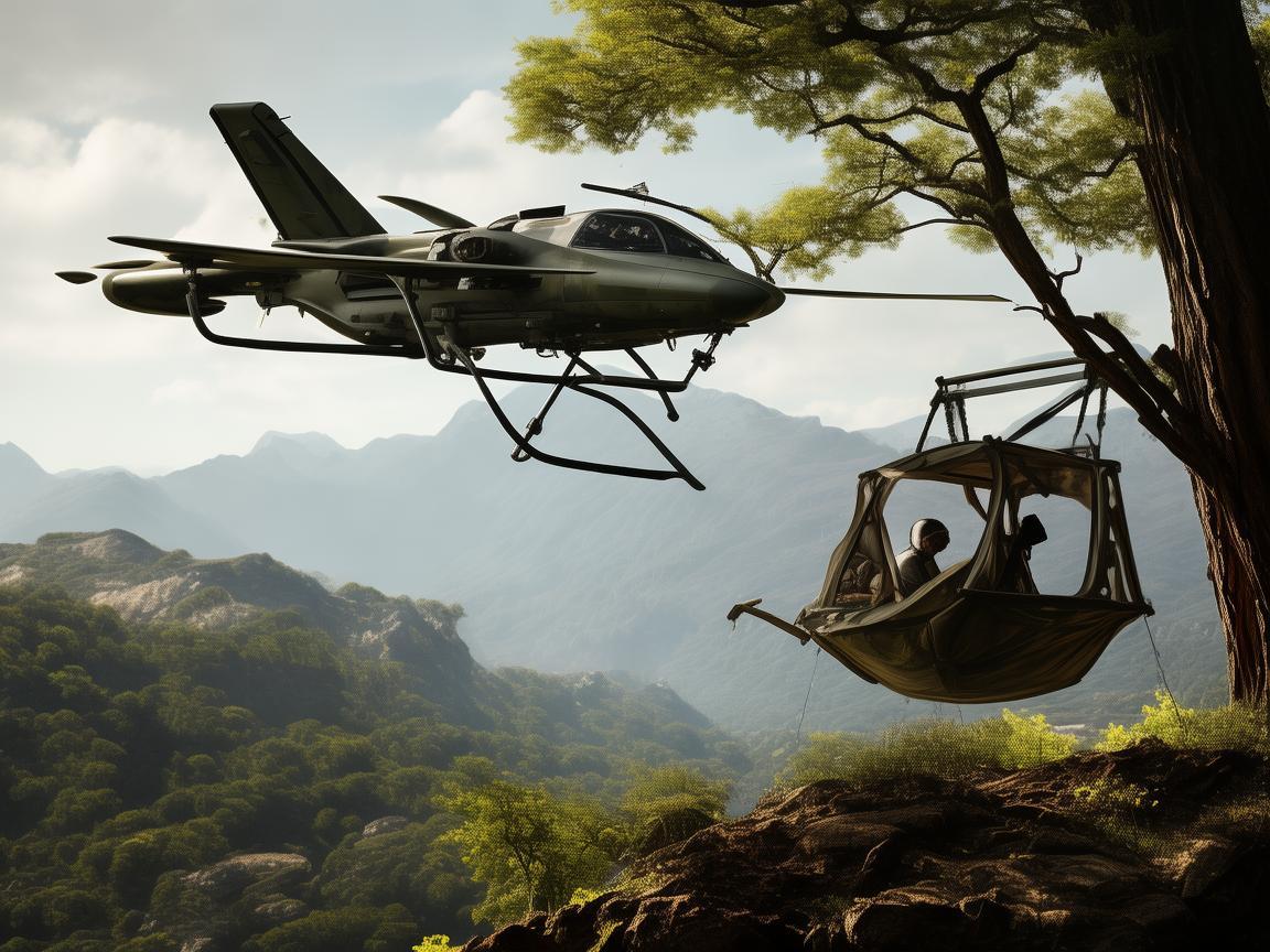 无人机军事侦察，吊椅的独特作用