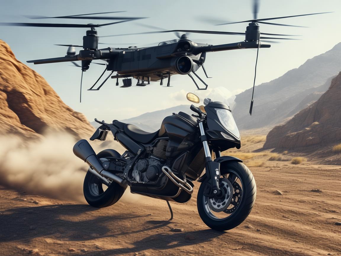 无人机与摩托车，军事侦察的新组合