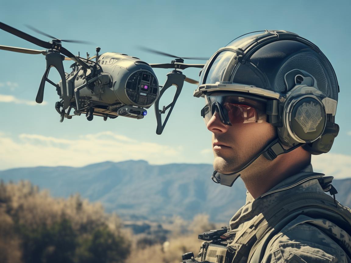 眼镜助力无人机军事侦察